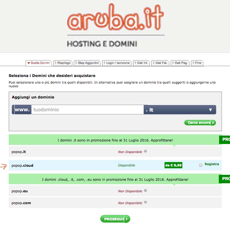 Come acquistare dominio su Aruba guida completa Come acquistare dominio su Aruba guida completa